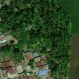 Sand Volleyball Court in Dolago, ST — aerial view