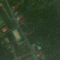 Sand Volleyball Court in VII Koto Ilir, JA — aerial view