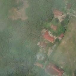 Sand Volleyball Court in Pauh, JA — aerial view