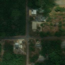 Sand Volleyball Court in Panca Tunggal, BB — aerial view