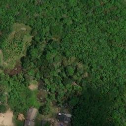 Sand Volleyball Court in Pangkalan Lampam, SS — aerial view