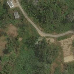 Sand Volleyball Court in Batu Kede, SN — aerial view