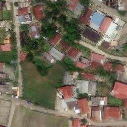 Sand Volleyball Court in Taulo, SN — aerial view