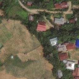 Sand Volleyball Court in Perangian, SN — aerial view
