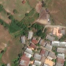 Sand Volleyball Court in ID, SN — aerial view