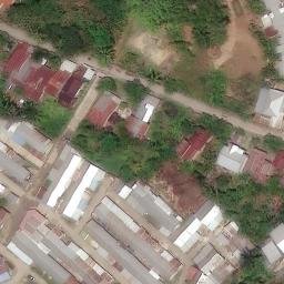 Sand Volleyball Court in Enrekang, SN — aerial view