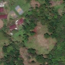 Sand Volleyball Court in Enrekang, SN — aerial view