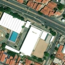Sand Volleyball Court in Fortaleza, CE — aerial view
