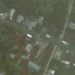 Sand Volleyball Court in Botto Malangga, SN — aerial view