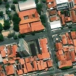 Sand Volleyball Court in Fortaleza, CE — aerial view