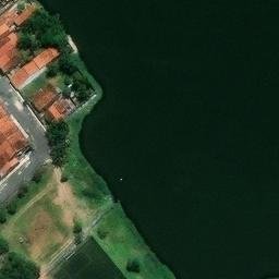 Quadra de Futevôlei de Areia — aerial view