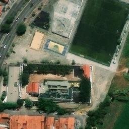 Sand Volleyball Court in Aerolândia, CE — aerial view