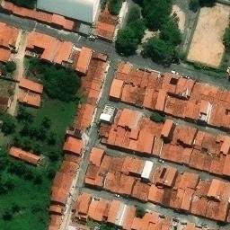 Sand Volleyball Court in Dias Macêdo, CE — aerial view