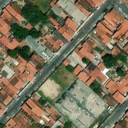 Quadra de volei de areia e futvolei — aerial view