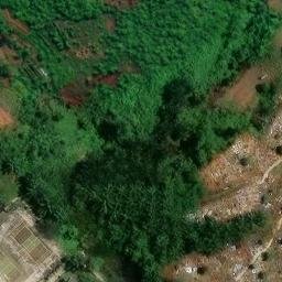 Sand Volleyball Court in Bengkulu, BE — aerial view