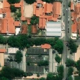 Sand Volleyball Court in Messejana, CE — aerial view