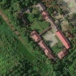 Sand Volleyball Court in Talang Benuang, BE — aerial view
