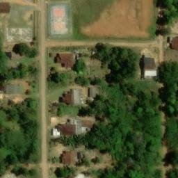 Sand Volleyball Court in Gedung Aji Baru, LA — aerial view