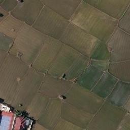 Sand Volleyball Court in Toro, SN — aerial view