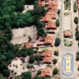 Sand Volleyball Court in Grossos, RN — aerial view