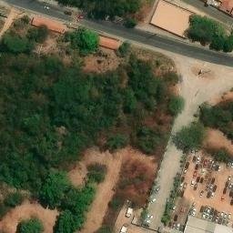 Quadra Esportiva de Areia do Residencial Pedra Mole — aerial view