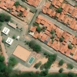 Sand Volleyball Court in Teresina, PI — aerial view