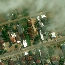 Lapangan Volly Trisula — aerial view