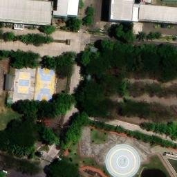 Lapangan Voli UMI — aerial view
