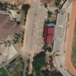 Lapangan PKOR Way Halim — aerial view