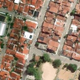 Sand Volleyball Court in Natal, RN — aerial view
