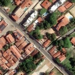Sand Volleyball Court in Parnamirim, RN — aerial view