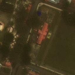 Sand Volleyball Court in Benteng, SN — aerial view