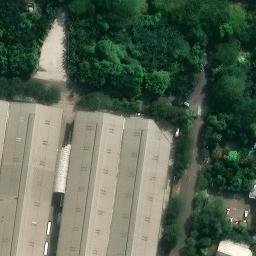 Sand Volleyball Court in DKI Jakarta, JK — aerial view