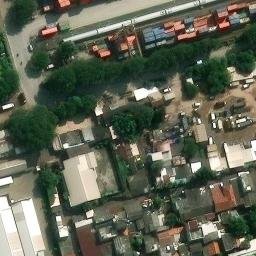 Sand Volleyball Court in DKI Jakarta, JK — aerial view