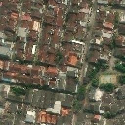 Sand Volleyball Court in Tangerang, BT — aerial view