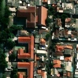 Lapang voli — aerial view