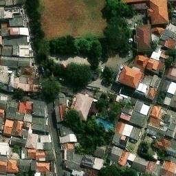 Sand Volleyball Court in Bekasi, JB — aerial view