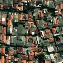 Sand Volleyball Court in Jakarta Selatan, JK — aerial view