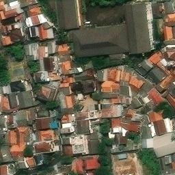 Sand Volleyball Court in DKI Jakarta, JK — aerial view