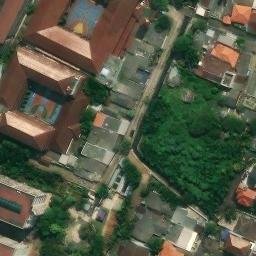 Sand Volleyball Court in DKI Jakarta, JK — aerial view