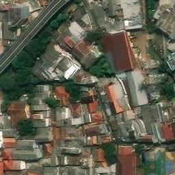 Sand Volleyball Court in Jakarta Selatan, JK — aerial view