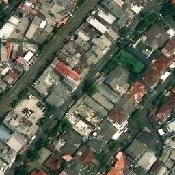 Sand Volleyball Court in DKI Jakarta, JK — aerial view