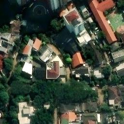 Sand Volleyball Court in Jakarta Selatan, JK — aerial view