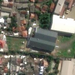 Sand Volleyball Court in Kelapa Dua, BT — aerial view