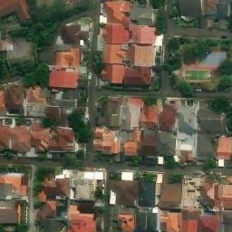 Lapangan Volley Curug Indah — aerial view