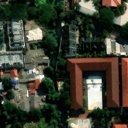 Lapangan Voli SMAN 60 Jakarta — aerial view