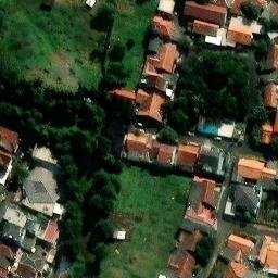 Sand Volleyball Court in DKI Jakarta, JK — aerial view