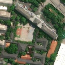 Sand Volleyball Court in Karawang, JB — aerial view