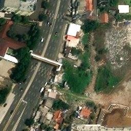 Sand Volleyball Court in Jakarta Selatan, JK — aerial view