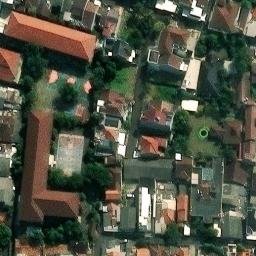 Sand Volleyball Court in DKI Jakarta, JK — aerial view